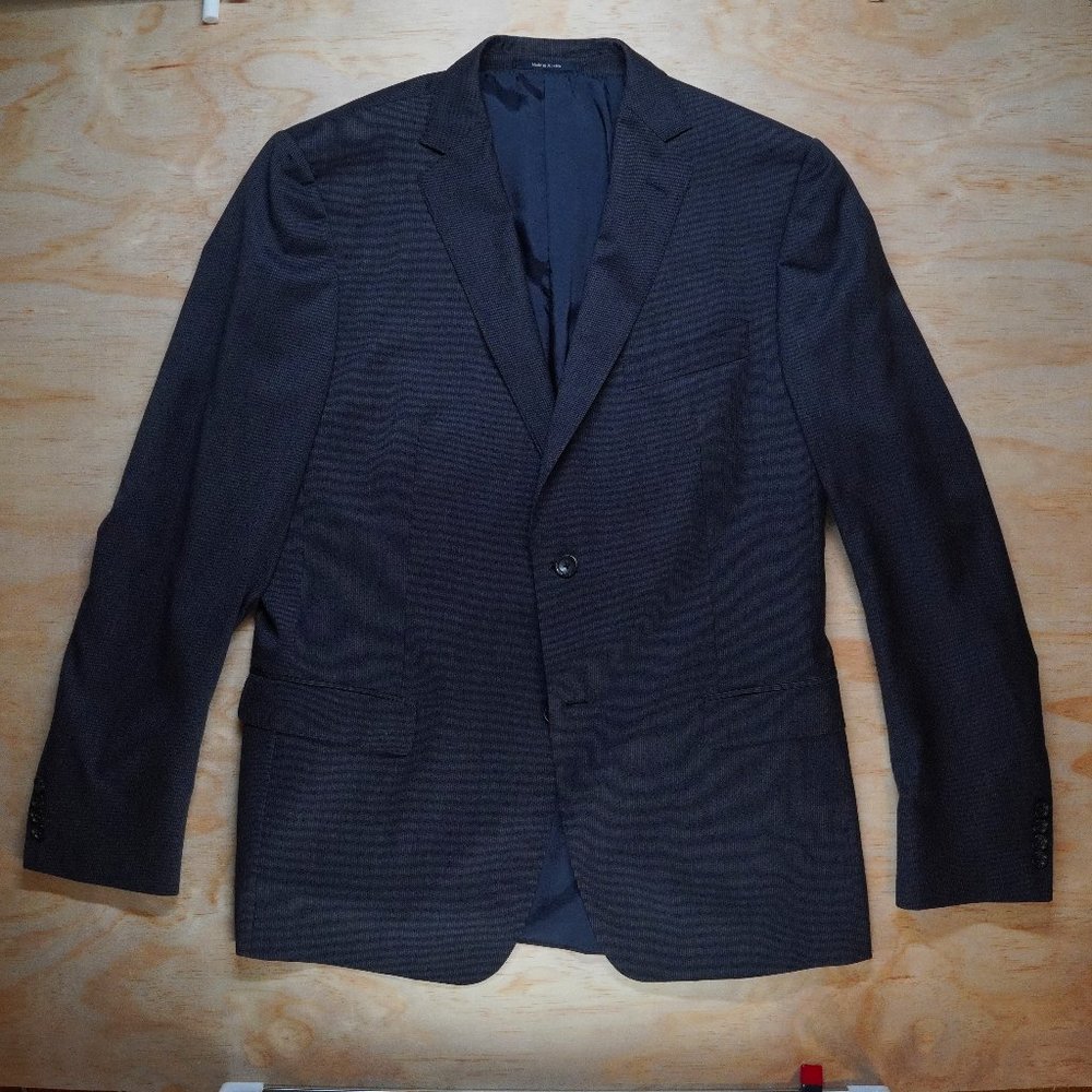 ZZegna Navy Pinstripe Suit - DMG - 44L